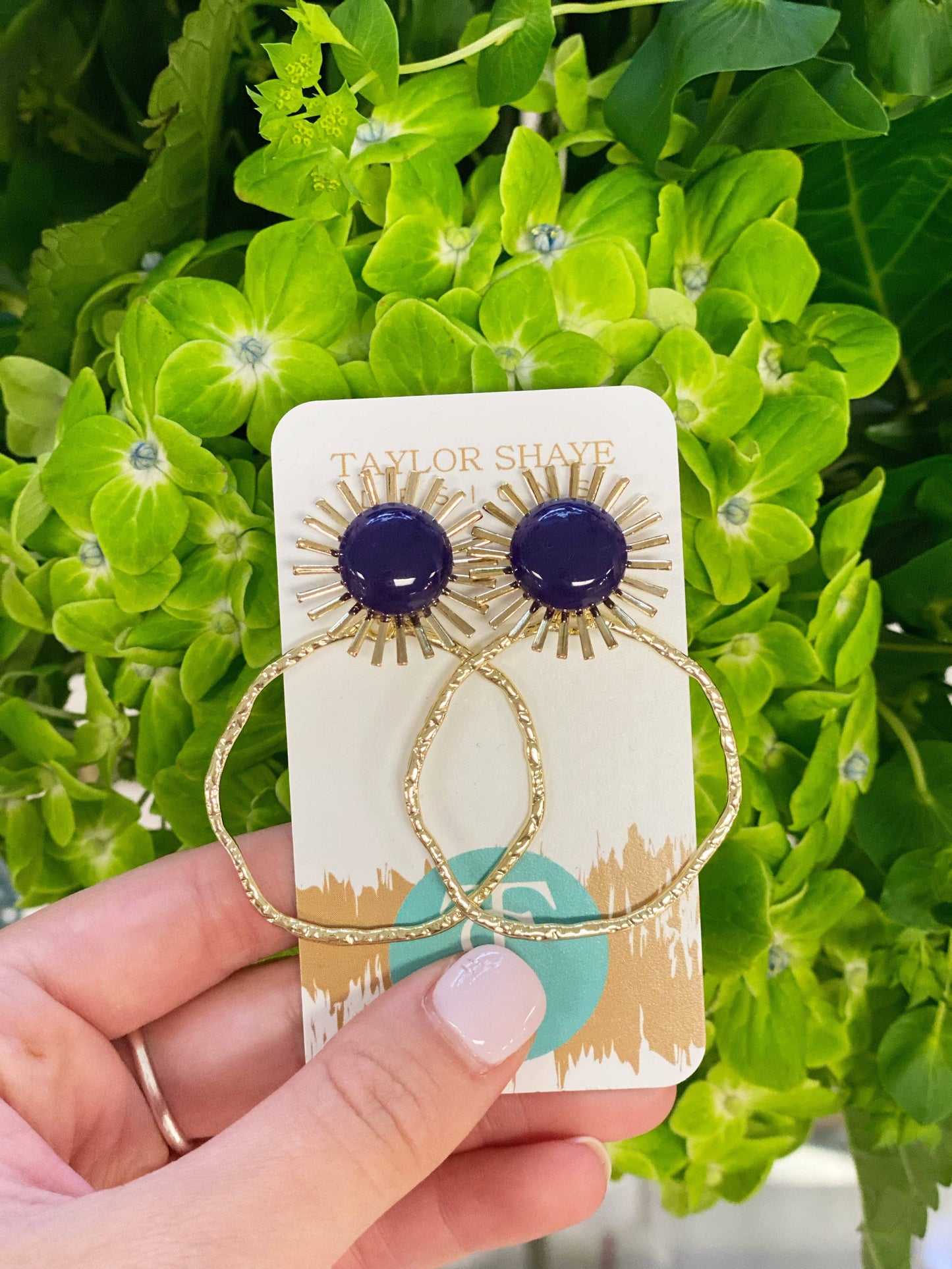 Colorful Sunburst Hoops