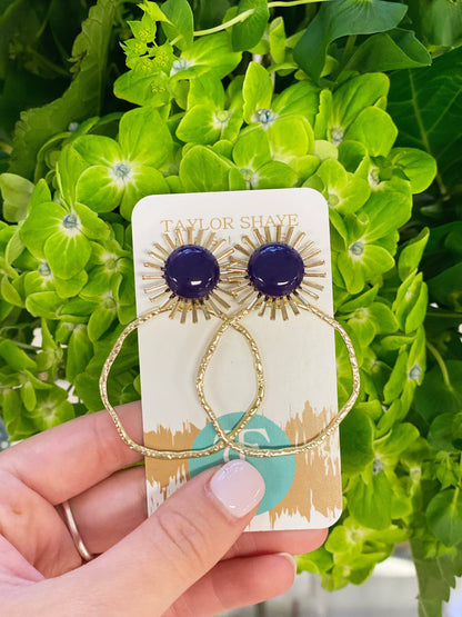 Colorful Sunburst Hoops