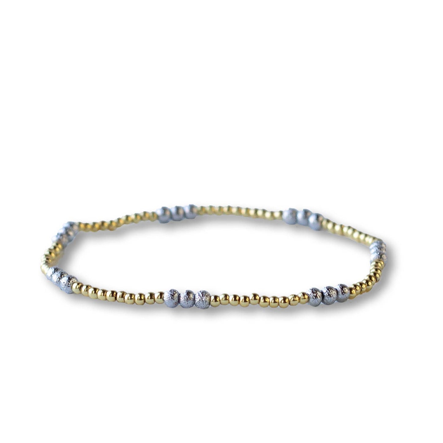 Product Pack - Gold Beaded Stretch Bracelet - 30 Bracelets