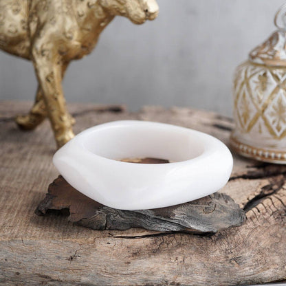 Earth Edge – Square Acrylic Chunky Statement Bangle