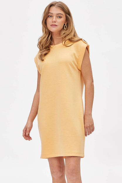 Cap Sleeve Scuba Modal A-Line Dress TRV-RETREAT