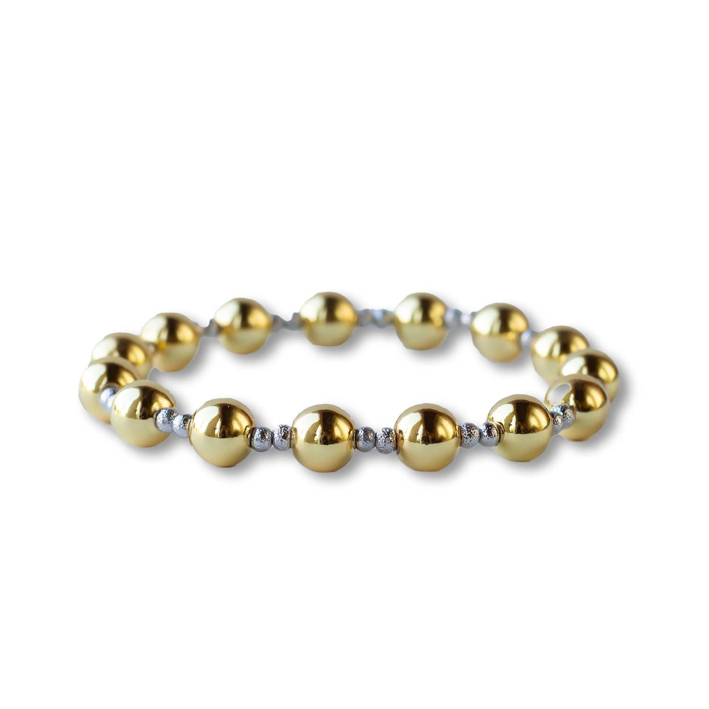 Product Pack - Gold Beaded Stretch Bracelet - 30 Bracelets