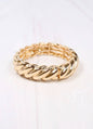 Vickery Twisted Stretch Bracelet GOLD