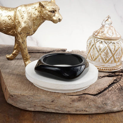 Earth Edge – Square Acrylic Chunky Statement Bangle