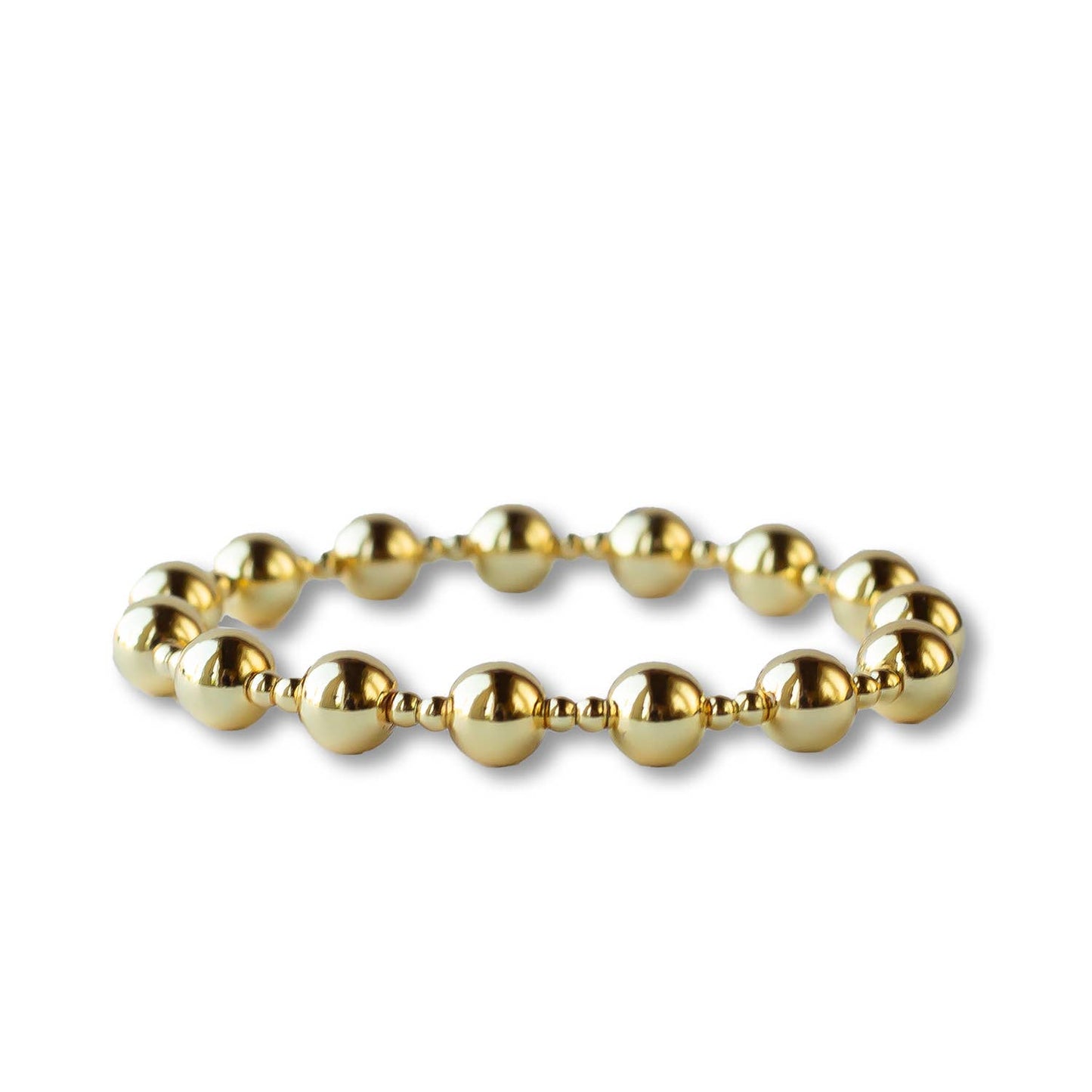 Product Pack - Gold Beaded Stretch Bracelet - 30 Bracelets
