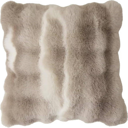 Elegant Faux Fur Throw Pillow