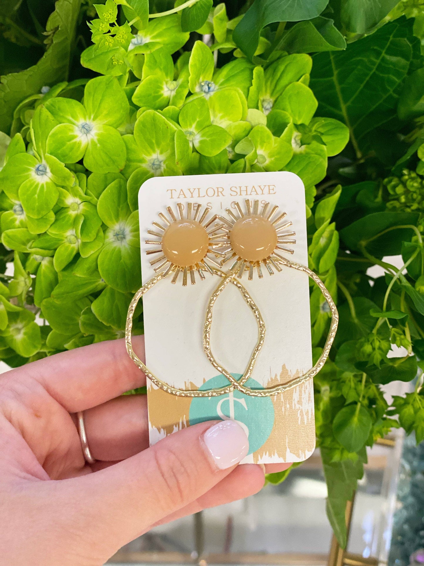 Colorful Sunburst Hoops