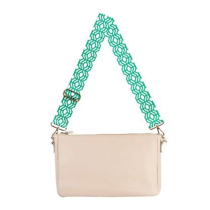 Tan Hadley Purse with Accent Crossbody Strap