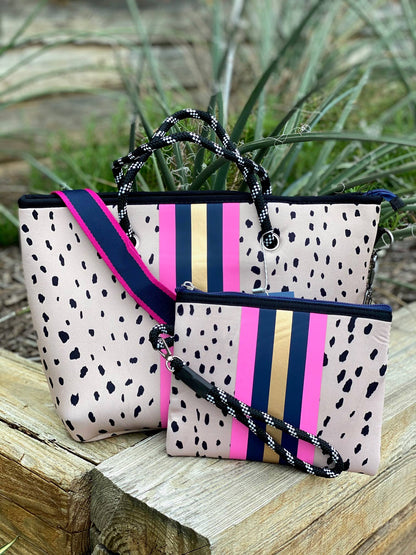 The Christi Mini Neoprene Tote and Wristlet | shoptaylorgray