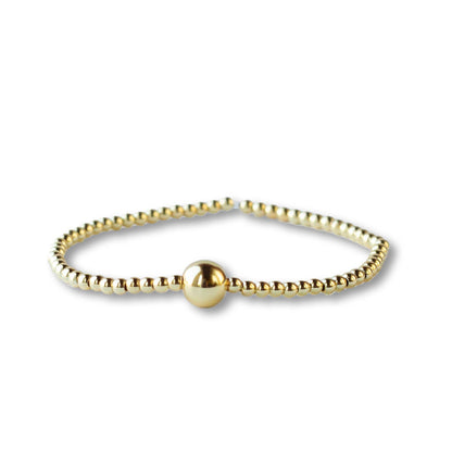 Product Pack - Gold Beaded Stretch Bracelet - 30 Bracelets