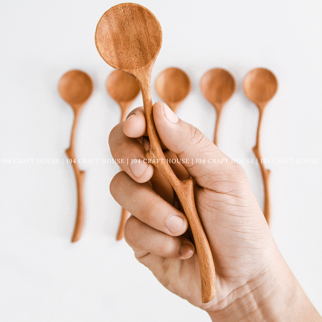 Branch Tree Wooden Spoon - Kitchen Serving Utensils