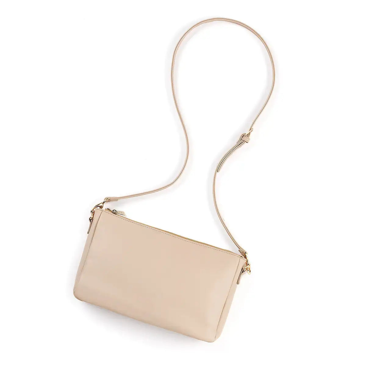 Tan Hadley Purse with Accent Crossbody Strap