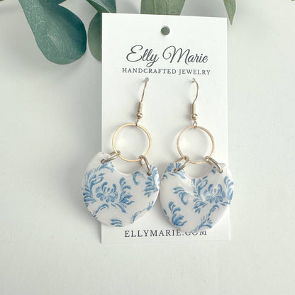 Lily Polymer Dangles- Multiple Colors- Summer Earrings, 