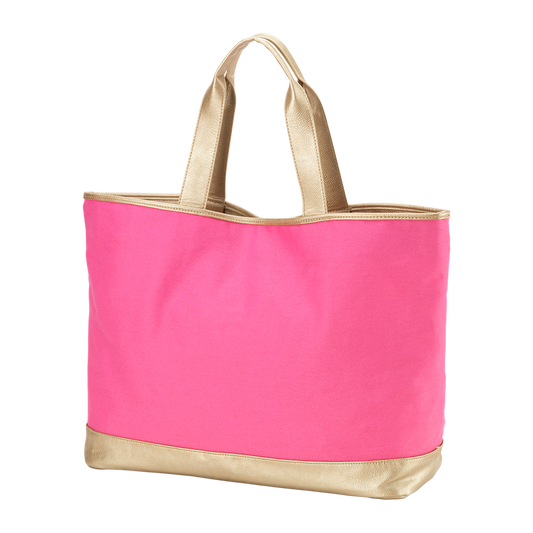 Hot Pink Cabana Tote