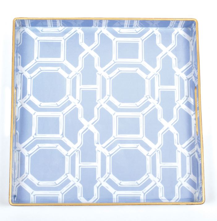 8 Oak Lane - Bamboo Trellis Square Tray