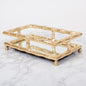 8 Oak Lane Guest Towel Tray - Gold Bamboo