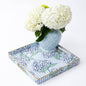 8 Oak Lane Square Tray - Hydrangea Stem