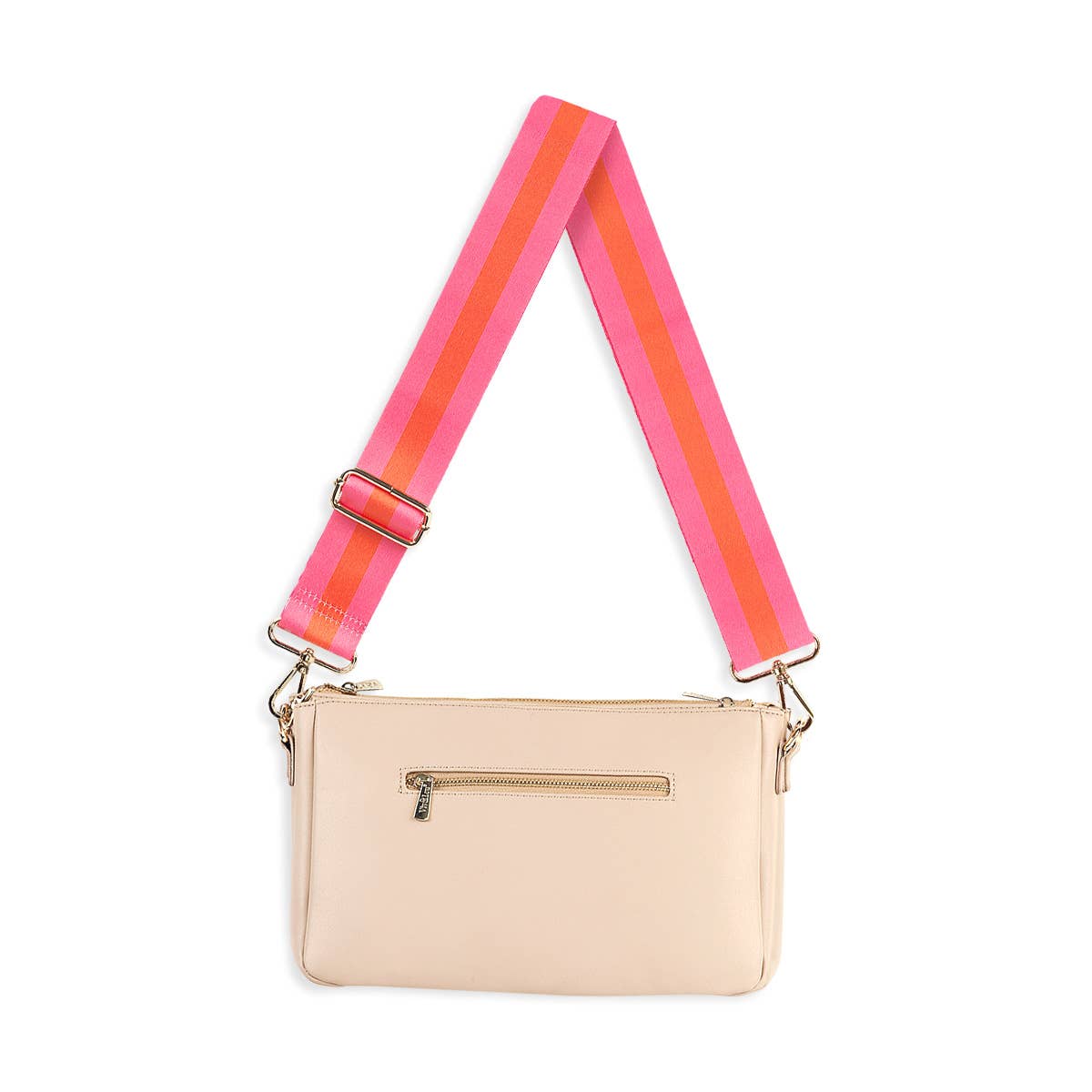 Tan Hadley Purse with Accent Crossbody Strap