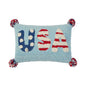USA w/Pom Pom Hook Pillow