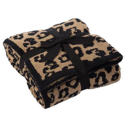 Leopard Pattern Ultra-Soft 50x60 Inch Throw Blanket