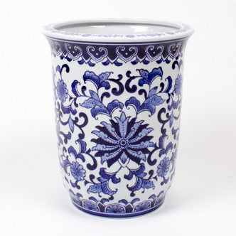 8 Oak Lane Large Decorative Planter - Blue