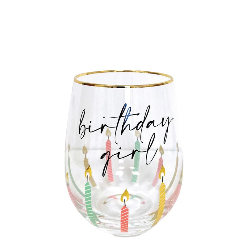 Stemless Wine Glass Birthday - Thumbnail 2