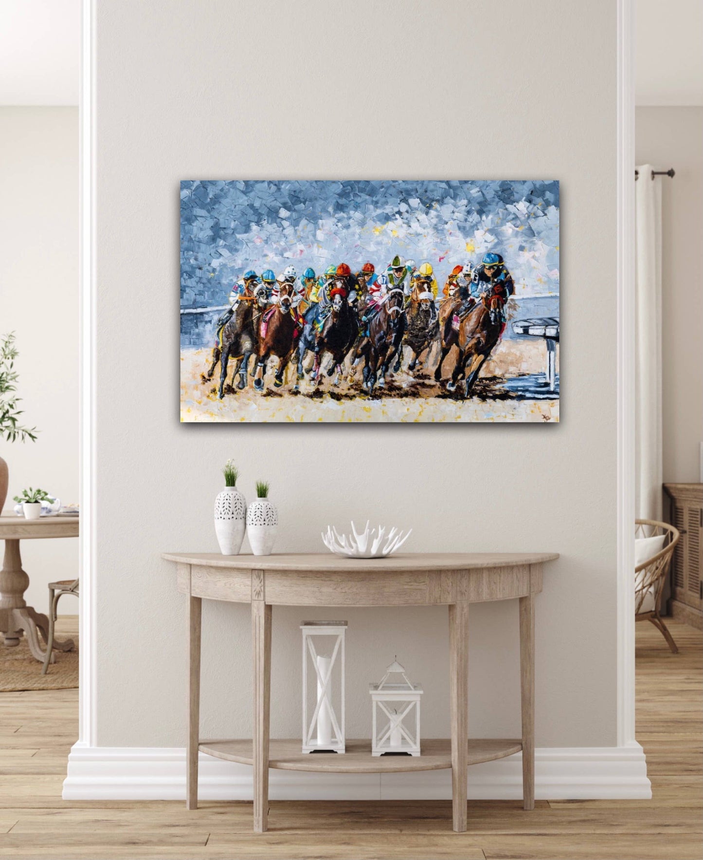 Kentucky Legacy Print "And Down The Stretch They Come"