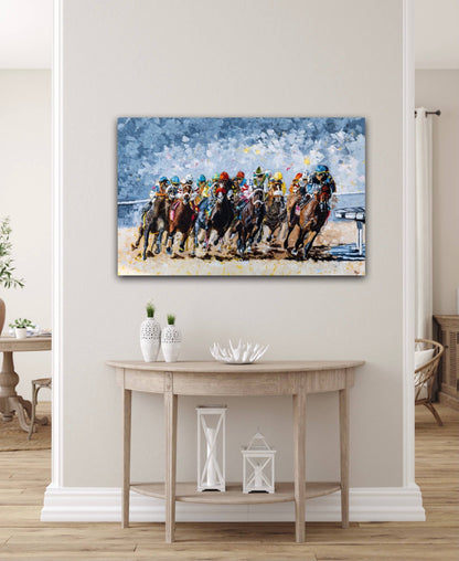 Kentucky Legacy Print "And Down The Stretch They Come"