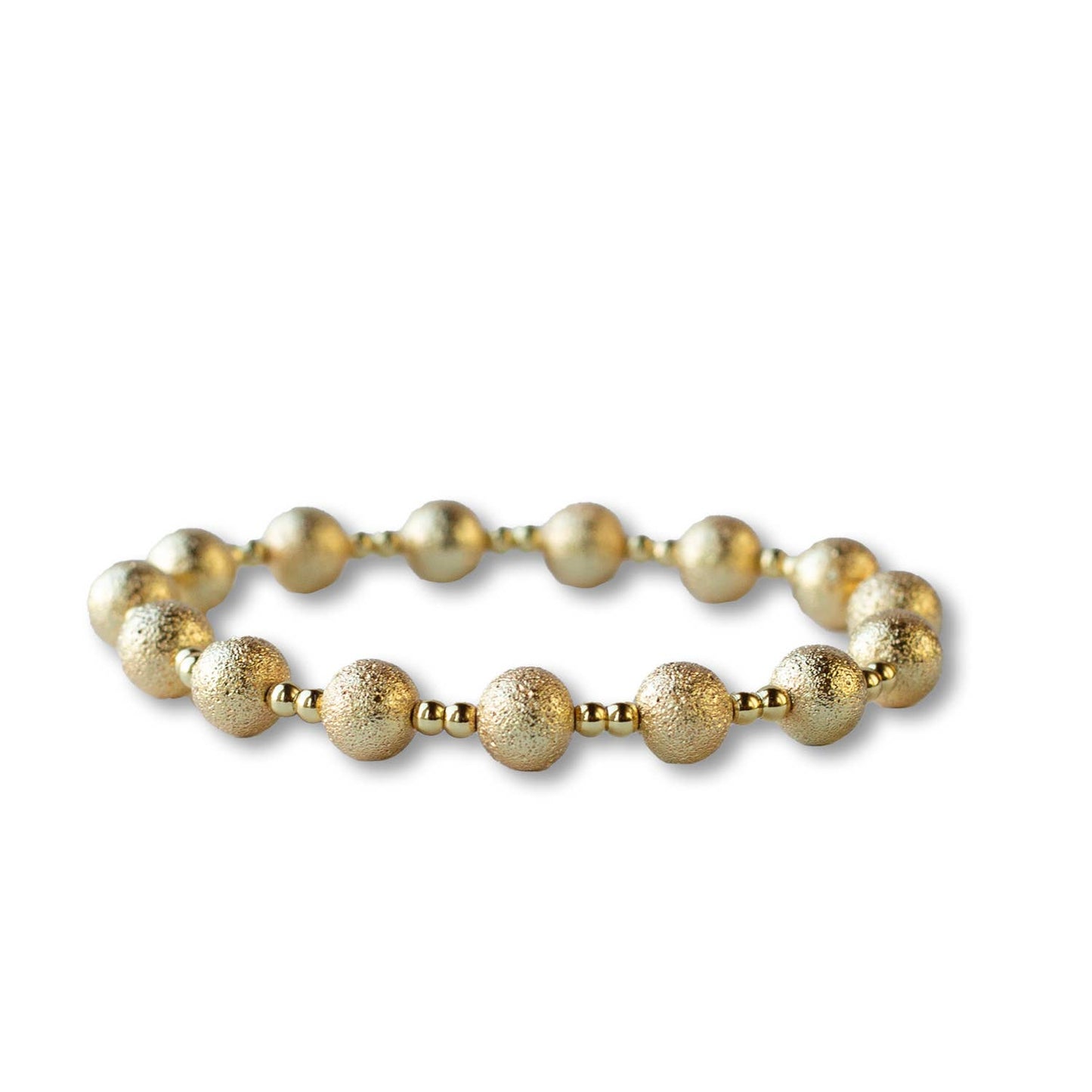 Product Pack - Gold Beaded Stretch Bracelet - 30 Bracelets