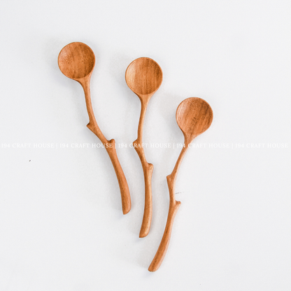 Branch Tree Wooden Spoon - Kitchen Serving Utensils