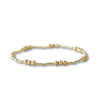 Product Pack - Gold Beaded Stretch Bracelet - 30 Bracelets