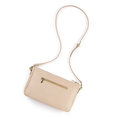 Tan Hadley Purse with Accent Crossbody Strap