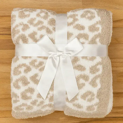 Leopard Pattern Ultra-Soft 50x60 Inch Throw Blanket