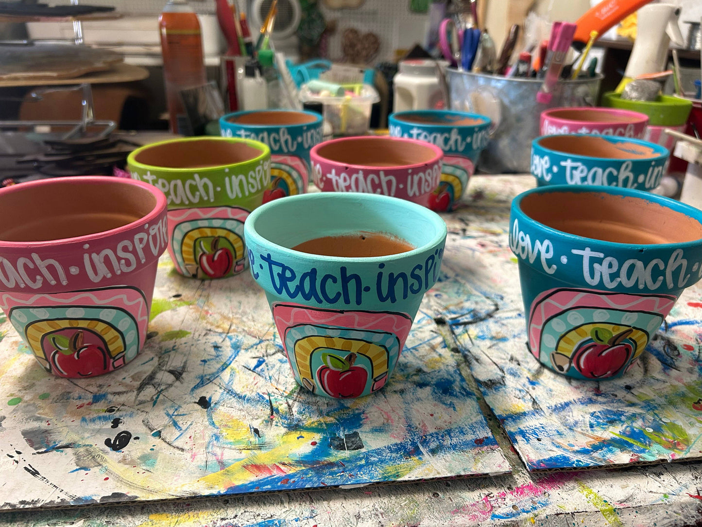 Teacher small flower pot 5”