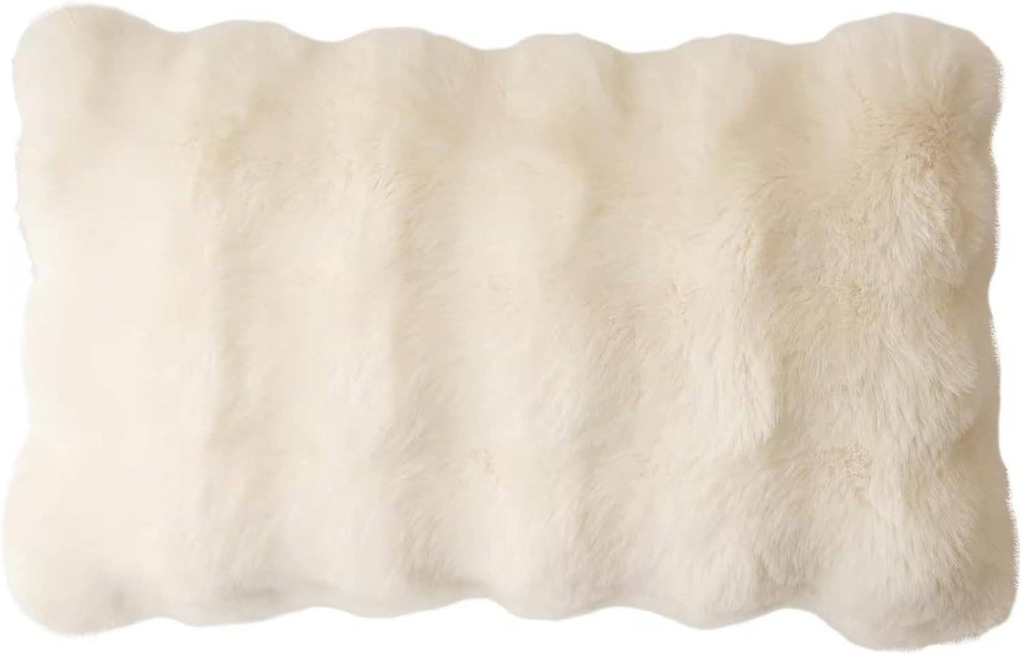 Elegant Faux Fur Throw Pillow