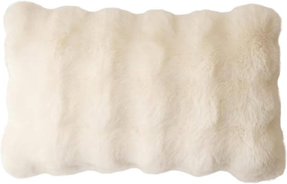 Elegant Faux Fur Throw Pillow