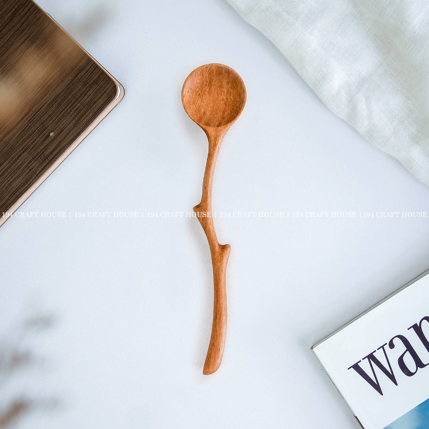 Branch Tree Wooden Spoon - Kitchen Serving Utensils