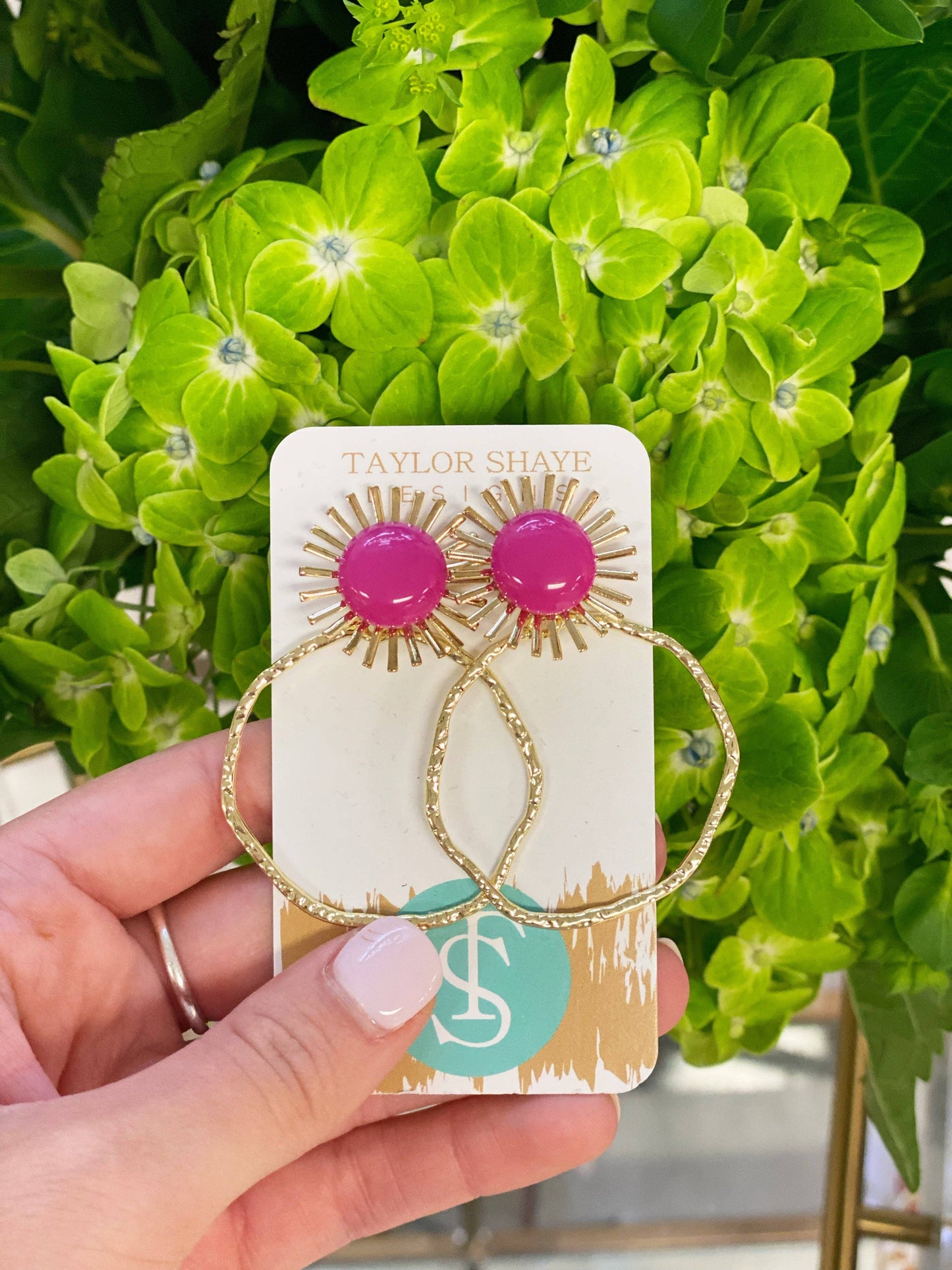 Colorful Sunburst Hoops