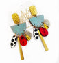Colorful Bold Boho Charm Fall Statement Earring