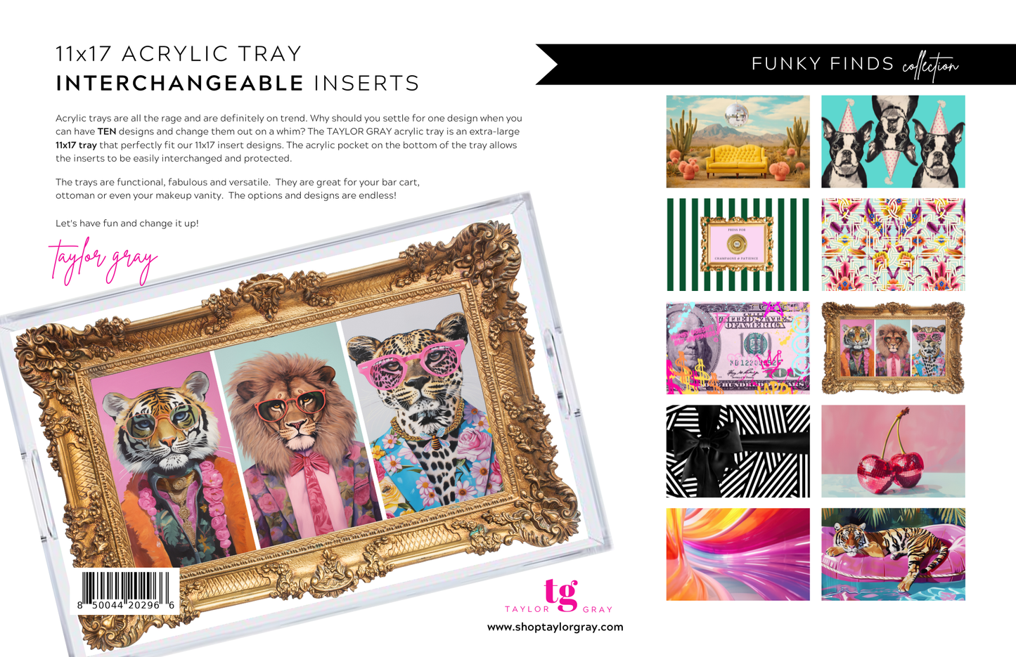 11x17 FUNKY FINDS insert set of 10