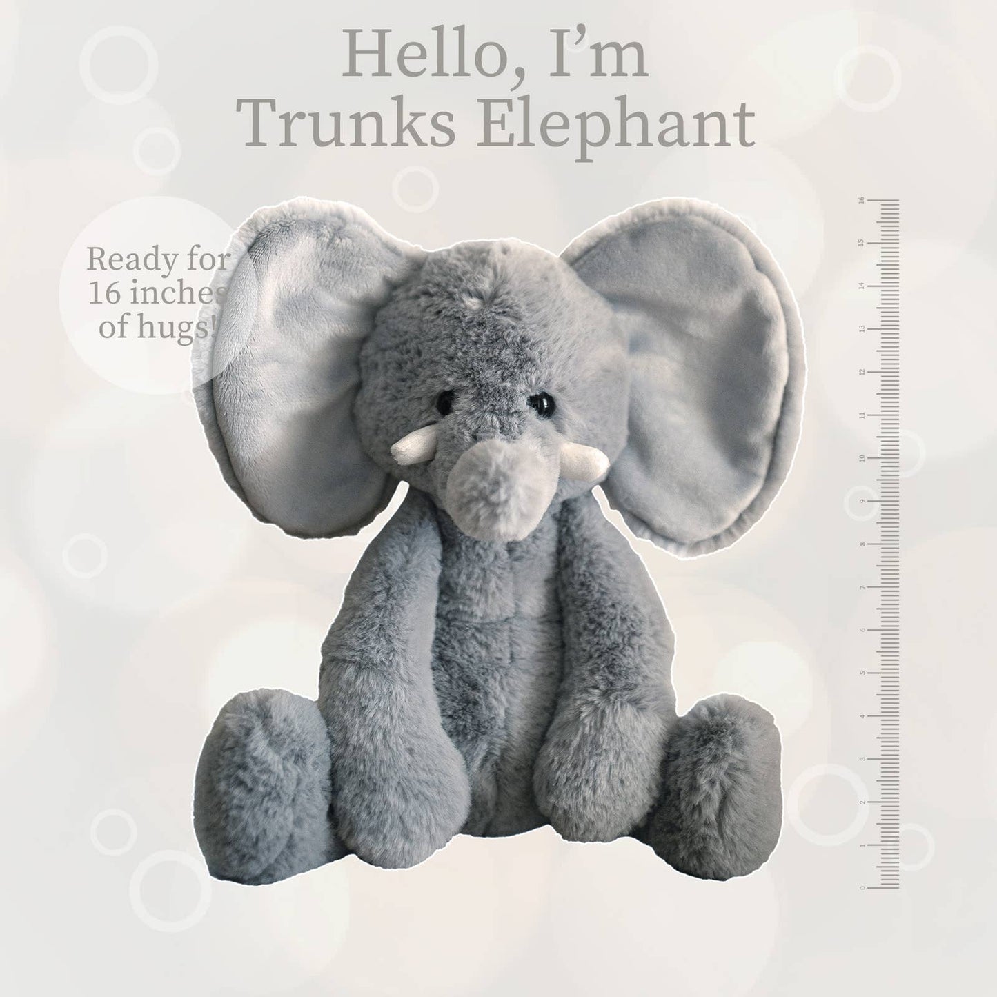 World's Softest Lushees 16" - Elephant